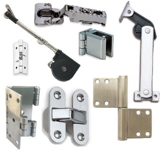 Bolts, hinges and fasteners