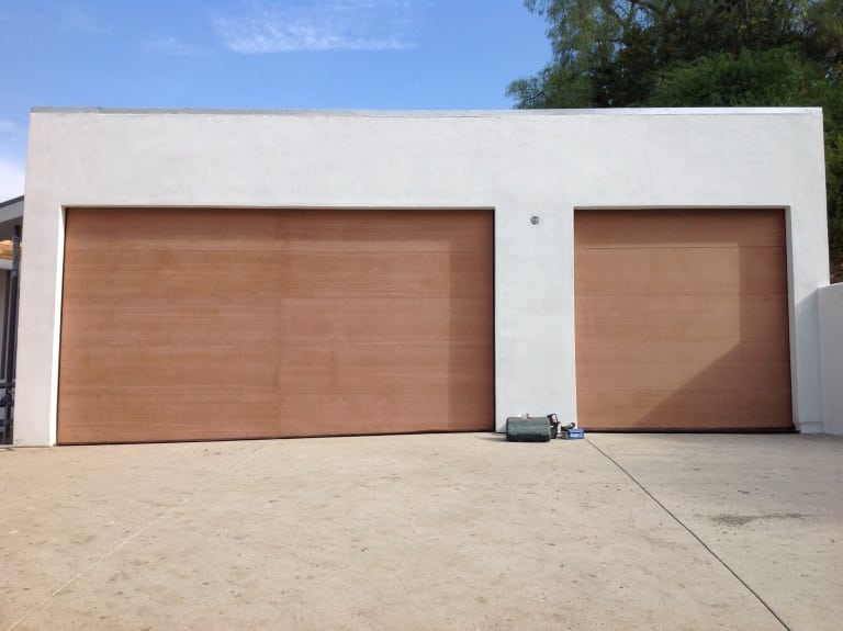 Installing Flush Garage Doors, Flush Panel Garage Door