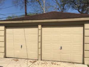 2 garage doors to1conversion-before