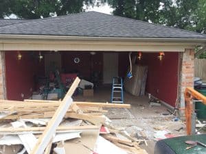 garage door framing & installtion