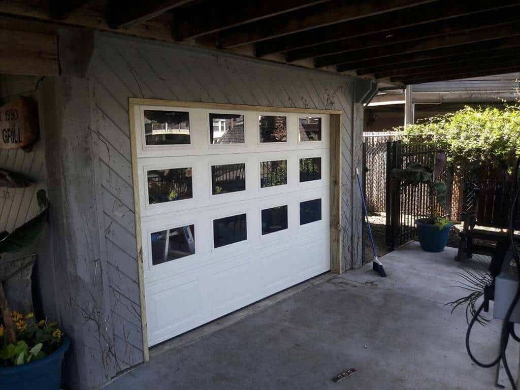glass garage door installation Houston