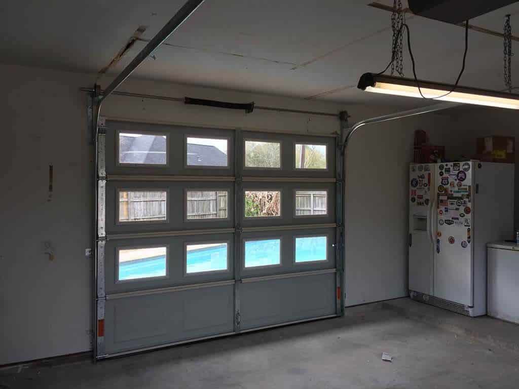 glass garage door installation Houston